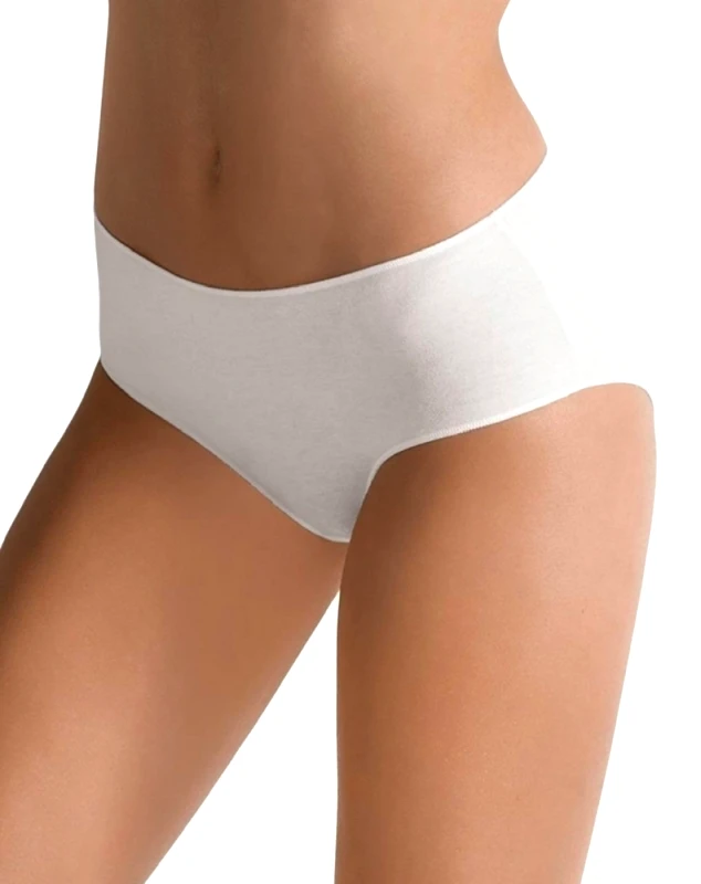 Lingerie Center 3 Τεμάχια Βαμβακερά Κιλοτάκια-Μπόξερ - Λευκό - CT3488-Λευκό-3XL