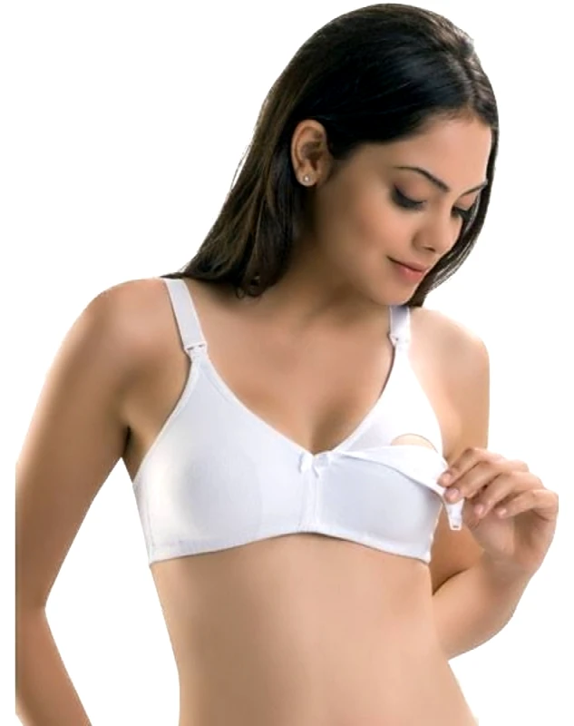 Lingerie Center Βαμβακερό Σουτιέν Θηλασμού - Λευκό - 130301-Λευκό-90C