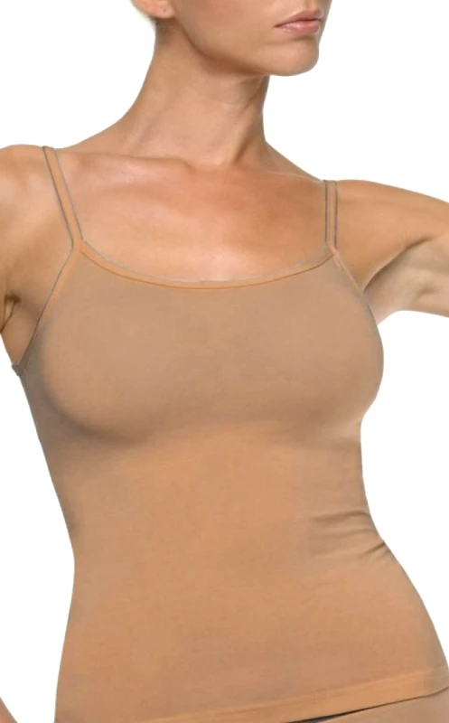 Lingerie Center Φανελάκι Με Λεπτή Τιράντα - Μπεζ - 0345-Μπεζ-S