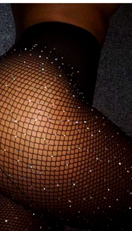 Lingerie Center Καλσόν Δίχτυ με Strass - Μαύρο - LC31831-Μαύρο-One Size