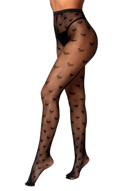 Lingerie Center Καλσόν με σχέδιο Καρδούλες - Μαύρο - LC973-Mαύρο-Onesize