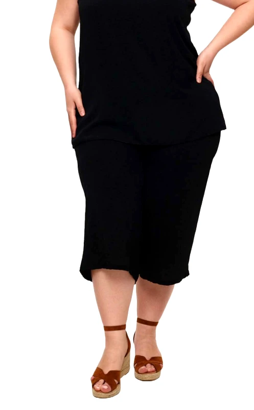 Lingerie Center Ελαστικό Παντελόνι 3/4 - Μαύρο - LC33621-Μαύρο-One Size