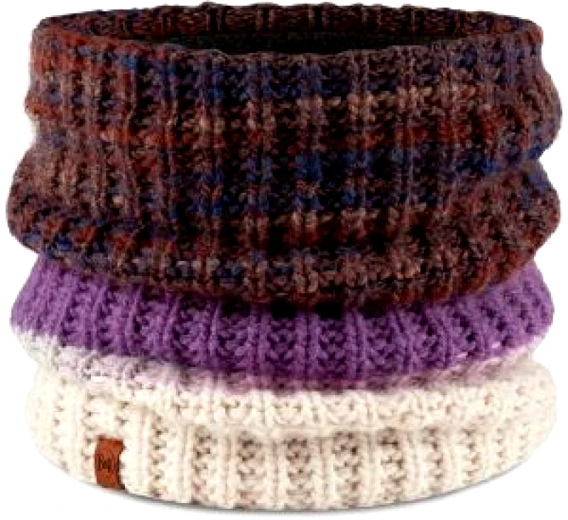 BUFF ΠΡΟΣΤΑΤΕΥΤΙΚΟ BUFF KNITTED - FLEECE NECKWARMER ALINA ΜΑΡΟΝ