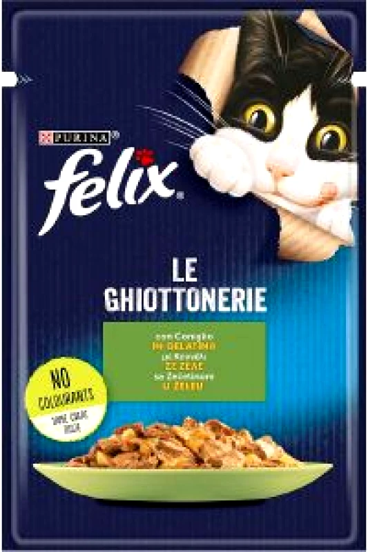 FELIX ΦΑΚΕΛΑΚΙ ΓΑΤΑΣ FELIX AGAIL ΜΕ ΚΟΥΝΕΛΙ ΣΕ ΖΕΛΕ 85GR