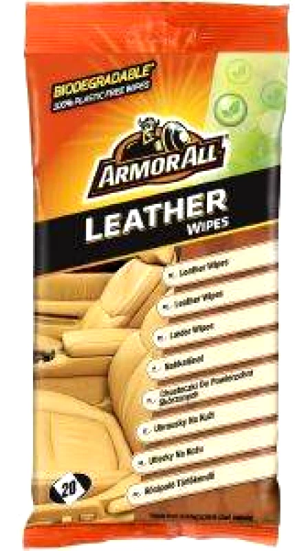 ARMOR ALL ΥΓΡΑ ΜΑΝΤΗΛΑΚΙΑ ΓΥΑΛΙΣΜΑΤΟΣ ΓΙΑ ΔΕΡΜΑΤΑ LEATHER FLOW WIPES 20 TEΜ