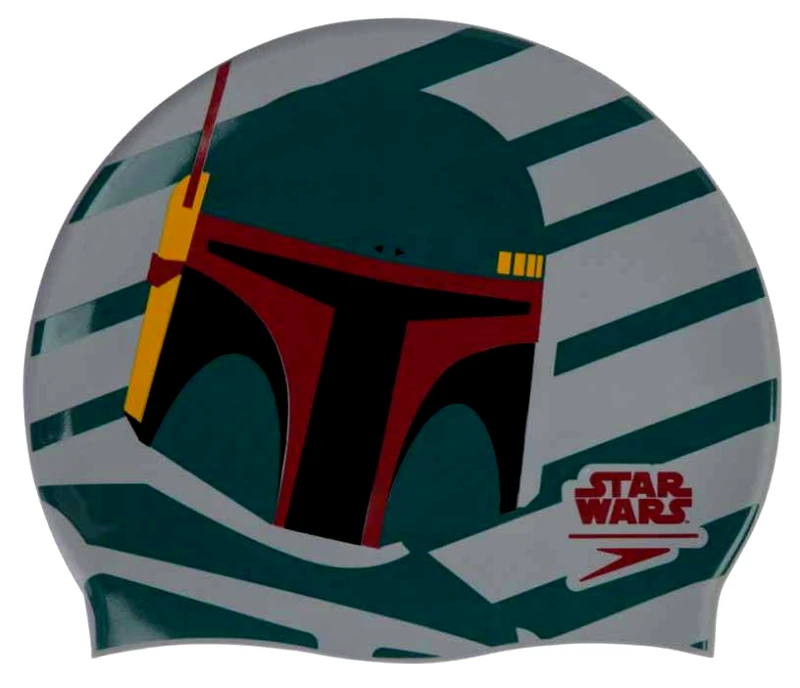 SPEEDO ΣΚΟΥΦΑΚΙ SPEEDO STAR WARS SLOGAN PRINT CAP BOBA FETT ΓΚΡΙ/ΠΡΑΣΙΝΟ