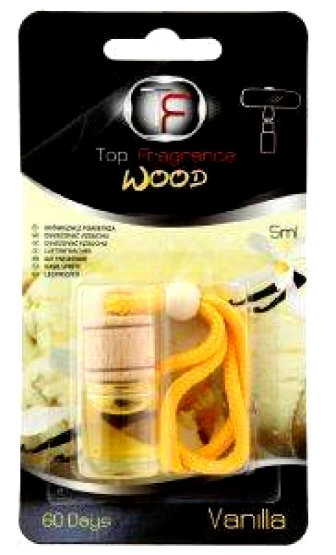 TOP FRAGRANCE ΑΠΟΣΜΗΤΙΚΟ ΑΥΤΟΚΙΝΗΤΟΥ ΚΡΕΜΑΣΤΟ TOP FRAGRANCE WOOD ΒΑΝΙΛΙΑ