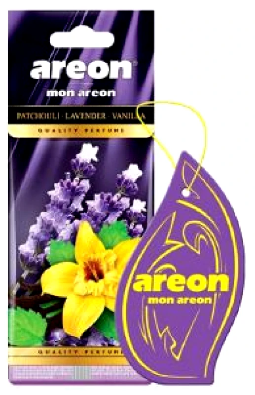 AREON ΑΡΩΜΑΤΙΚΟ ΑΥΤΟΚΙΝΗΤΟΥ AREON MON PATCHOULI LAVENDER VANILLA
