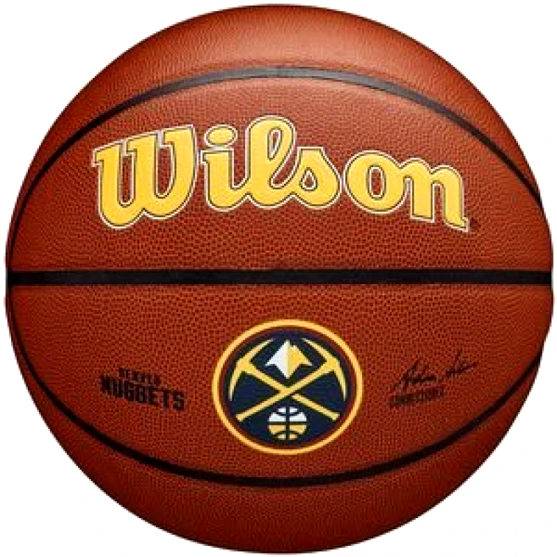 WILSON ΜΠΑΛΑ WILSON NBA TEAM ALLIANCE DENVER NUGGETS ΠΟΡΤΟΚΑΛΙ (7)