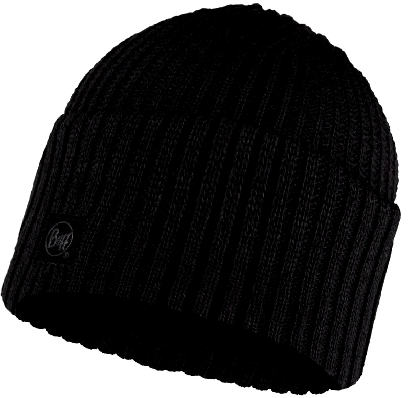 BUFF ΣΚΟΥΦΟΣ BUFF KNITTED BEANIE RUTGER GRAPHITE ΓΚΡΙ ΣΚΟΥΡΟ