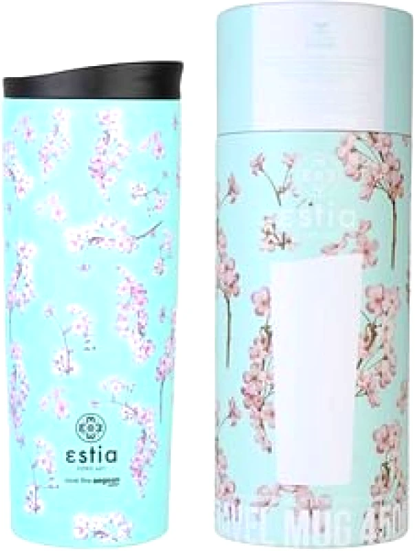 SAVE THE AEGEAN ΠΟΤΗΡΙ ΘΕΡΜΟΣ ESTIA SAVE THE AEGEAN TRAVEL MUG BLOSSOM GREEN (500ML)