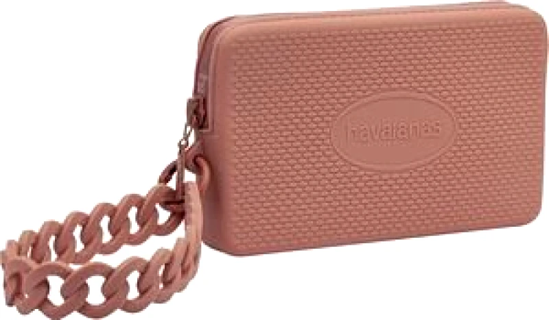 HAVAIANAS ΤΣΑΝΤΑΚΙ HAVAIANAS MINI BAG CHAIN ΡΟΖ