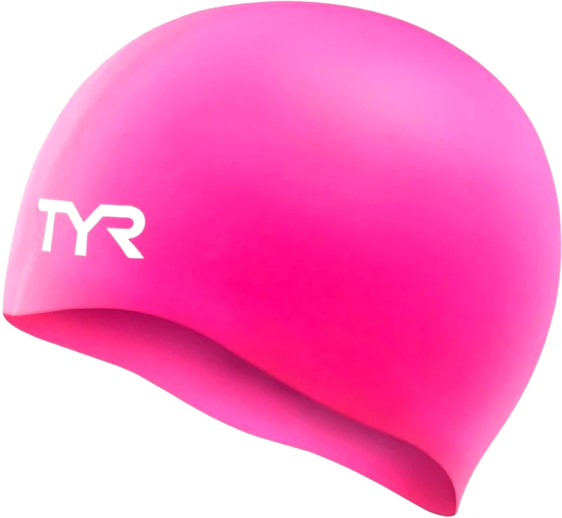 TYR ΣΚΟΥΦΑΚΙ TYR WRINKLE-FREE SILICONE ADULT SWIM CAP ΡΟΖ