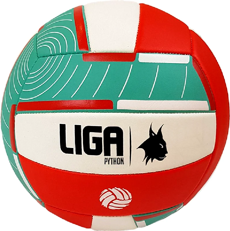 LIGA SPORT ΜΠΑΛΑ VOLLEY LIGA SPORT PYTHON ΛΕΥΚΗ/ΠΡΑΣΙΝΗ/ΚΟΚΚΙΝΗ (5)