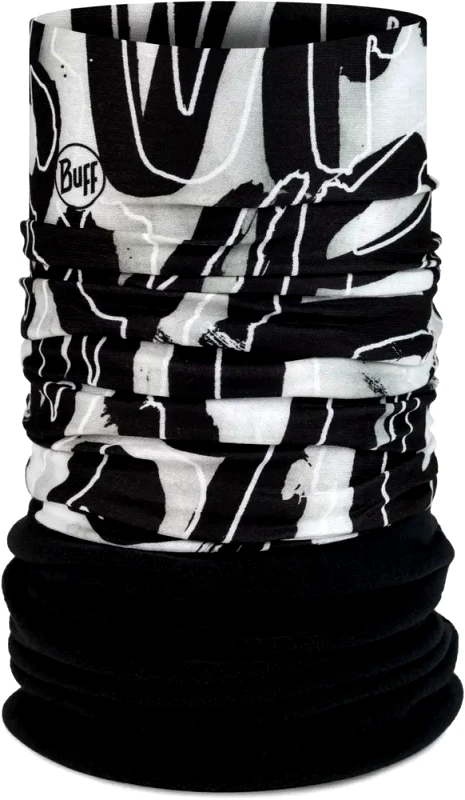 BUFF ΠΡΟΣΤΑΤΕΥΤΙΚΟ ΛΑΙΜΟΥ BUFF POLAR NECKWARMER HIONE ΜΑΥΡΟ/ΛΕΥΚΟ