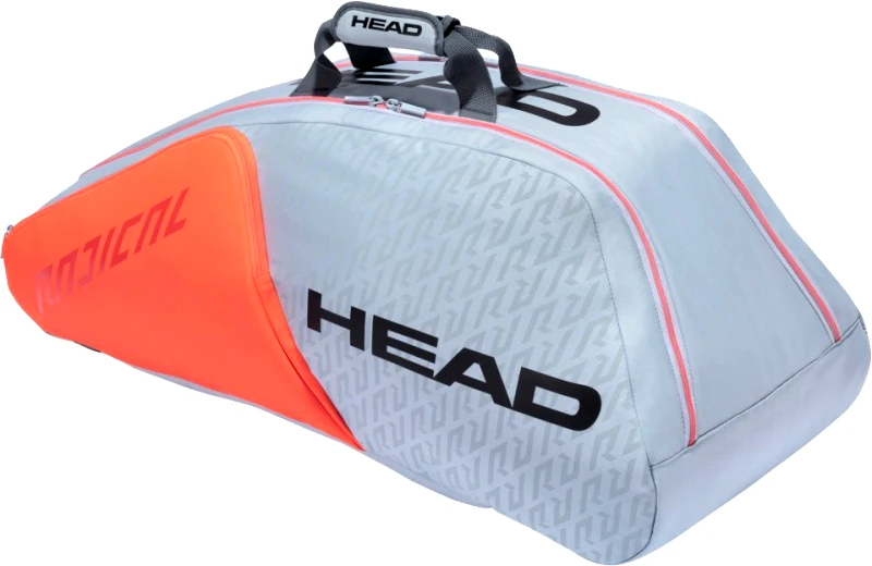 HEAD ΤΣΑΝΤΑ HEAD RADICAL 9R SUPERCOMBI BAG ΓΚΡΙ/ΠΟΡΤΟΚΑΛΙ