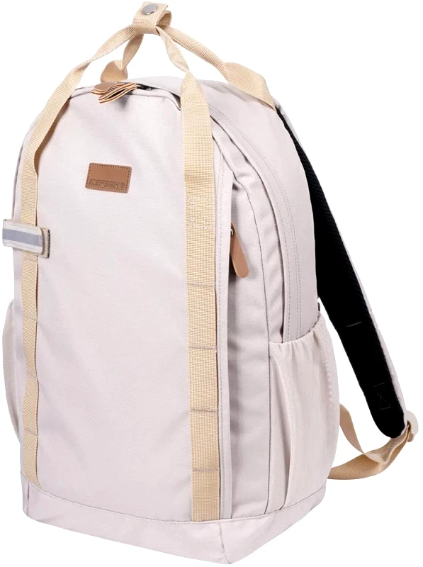 ICEPEAK ΤΣΑΝΤΑ ΠΛΑΤΗΣ ICEPEAK GLADE BACKPACK ΕΚΡΟΥ