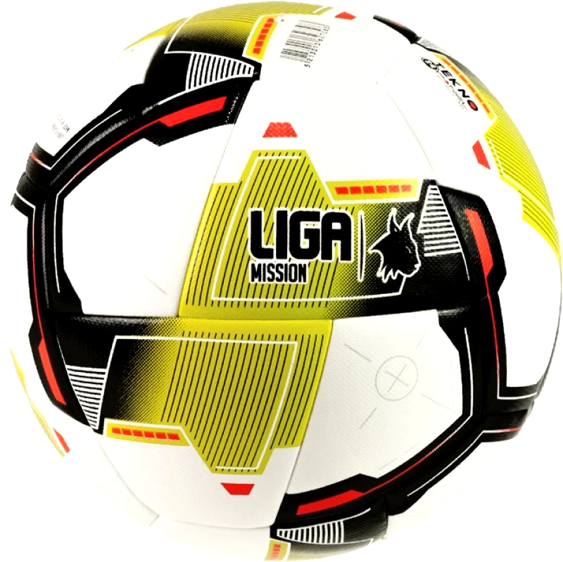 LIGA SPORT ΜΠΑΛΑ LIGA SPORT MISSION V2 ΛΕΥΚΗ/ΚΙΤΡΙΝΗ (5)