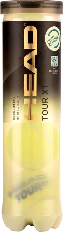HEAD ΜΠΑΛΑΚΙΑ HEAD TOUR XT ΚΙΤΡΙΝΑ (4 ΤΜΧ)