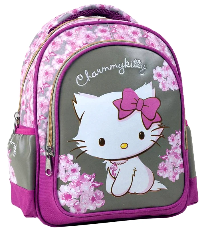 GIM ΤΣΑΝΤΑ ΔΗΜΟΤΙΚΟΥ ΟΒΑΛ CHARMMY KITTY CHERRY FLOWER