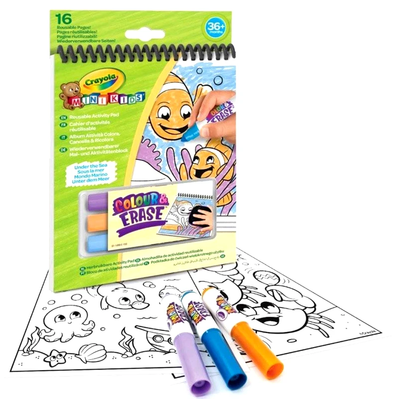 CRAYOLA CRAYOLA WASHIMALS ΣΕΤ ΜΟΝΟΚΕΡΟΣ ΚΑΙ ΚΟΥΚΟΥΒΑΓΙΑ