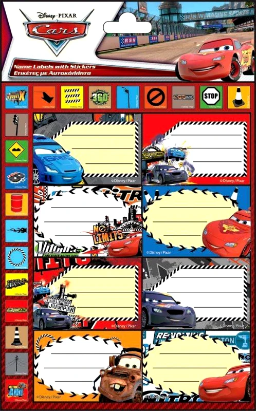 THE CARS ΕΤΙΚΕΤΑ CARS