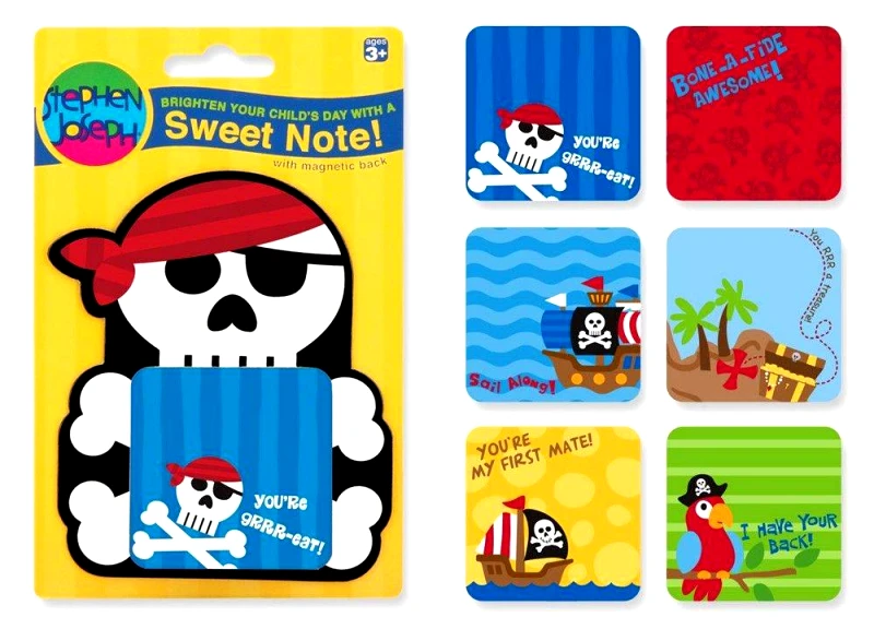STEPHEN JOSEPH ΜΠΛΟΚΑΚΙ ΑΥΤΟΚΟΛΛΗΤΑ ΧΑΡΤΑΚΙΑ STEPHEN JOSEPH SWEET NOTES PIRATE