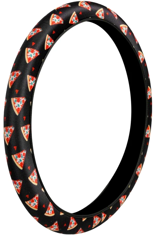 LAMPA ΚΑΛΥΜΜΑ ΤΙΜΟΝΙΟΥ LAMPA SKIN-COVER PIZZA (ΠΙΤΣΑ) 38/40CM (M) ΜΑΥΡΟ ΕΛΑΣΤΙΚΟ ΠΟΛΥΕΣΤΕΡΙΚΟ