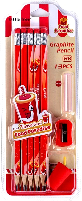 LITTLE TREE ΣΧΟΛΙΚΟ ΣΕΤ LITTLE TREE FOOD PARADISE 13 ΤΜΧ ΚΟΚΚΙΝΟ