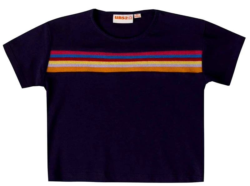 UBS2 T-SHIRT UBS2 E219321-999 ΣΚΟΥΡΟ ΜΠΛΕ (10 ΕΤΩΝ)-(140 CM)
