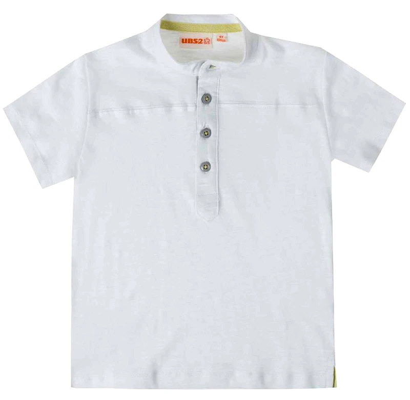 UBS2 POLO T-SHIRT UBS2 E219336-01 ΛΕΥΚΟ (6 ΕΤΩΝ)-(116 CM)