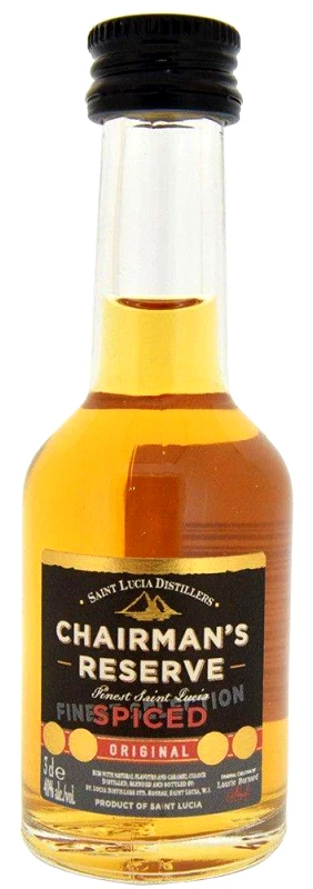 ST. LUCIA RUM ST. LUCIA CHAIRMAN&#039;S RESERVE SPICED 30ML