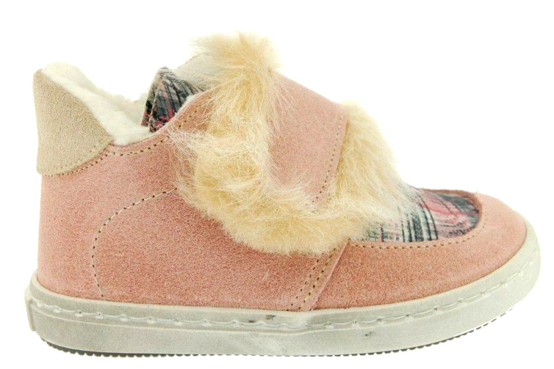 BABYWALKER ΔΕΡΜΑΤΙΝΑ SNEAKERS BABYWALKER DUSTY PINK-ΡΟΖ (EU:22)