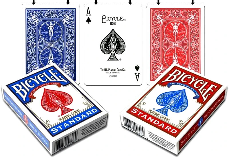 BICYCLE ΤΡΑΠΟΥΛΑ BICYCLE SHORT DECKS BLUE BACK