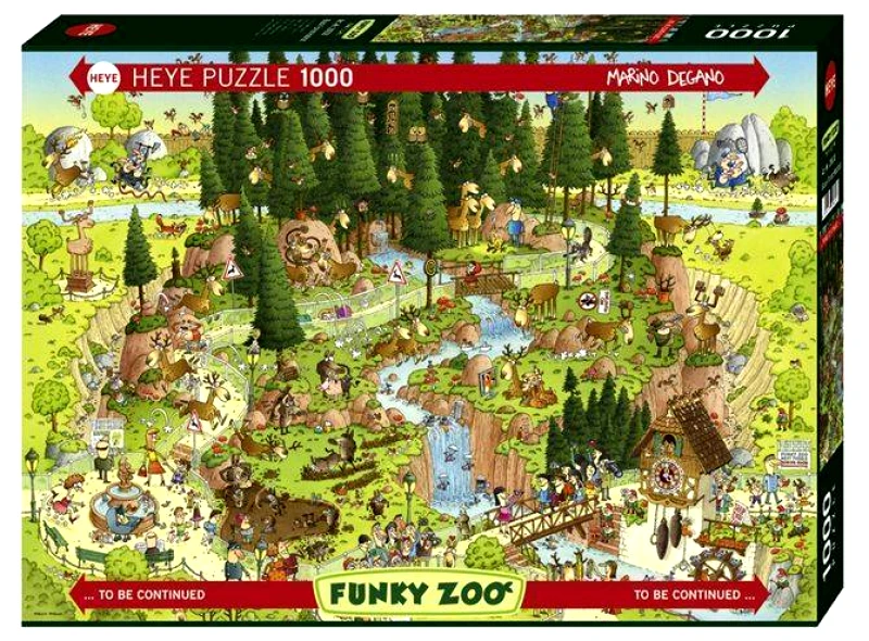 HEYE FUNKY ZOO BLACK FOREST HABITAT HEYE 1000 ΚΟΜΜΑΤΙΑ (29638)