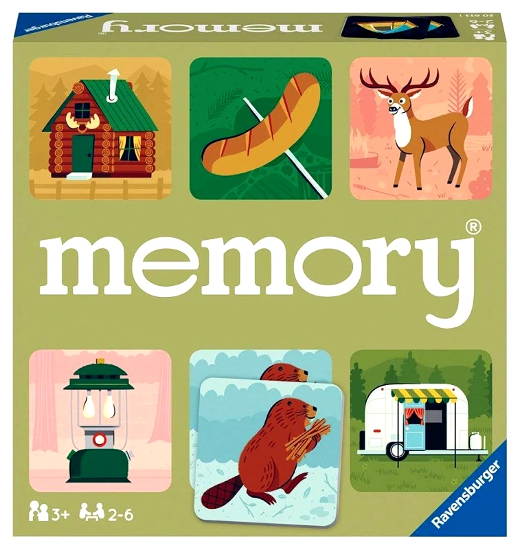 RAVENSBURGER ΕΠΙΤΡΑΠΕΖΙΟ RAVENSBURGER MEMORY ΚΑΜΠΙΝΓΚ 24ΤΜΧ (20613)