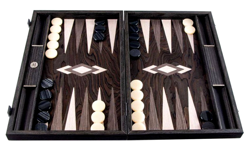 MANOPOULOS ΤΑΒΛΙ MANOPOULOS EBONY BURL PREMIUM COLLECTION 48X30CM