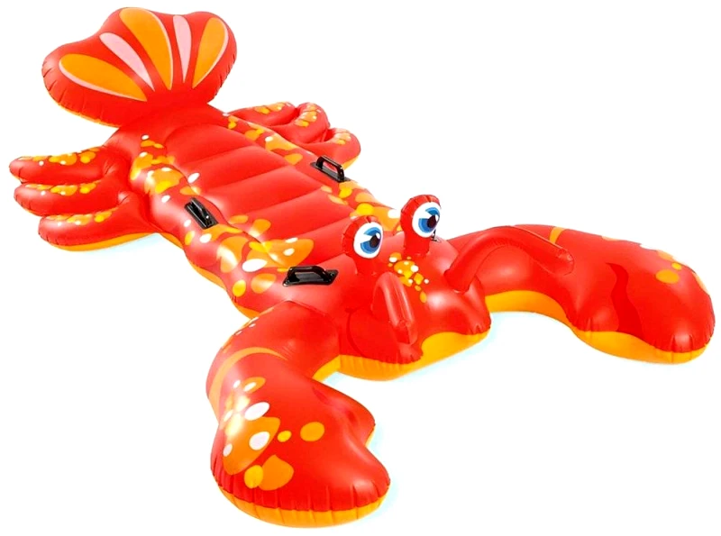 INTEX ΦΟΥΣΚΩΤΟΣ ΑΣΤΑΚΟΣ INTEX LOBSTER RIDE-ON ΚΟΚΚΙΝΟΣ