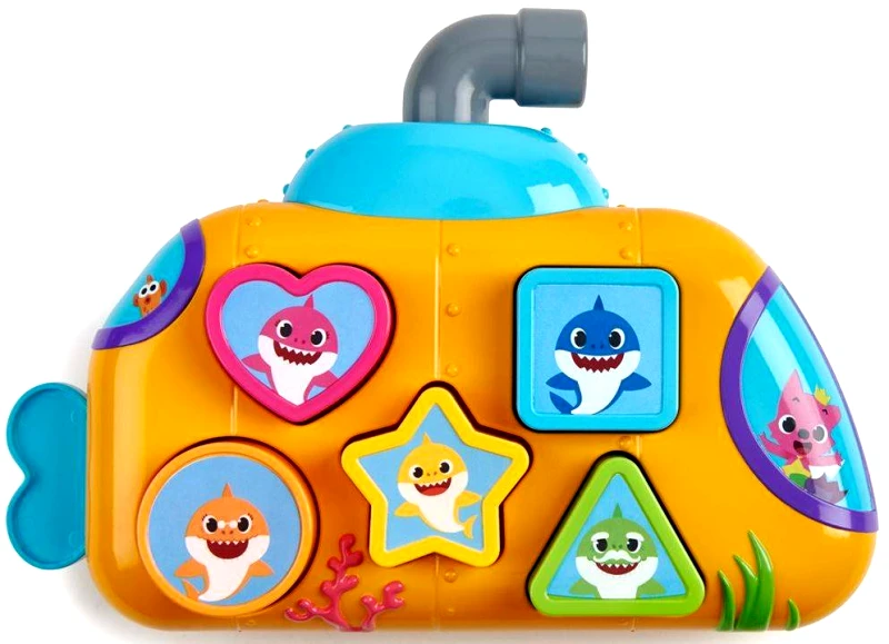 GIOCHI PREZIOSI BABY SHARK ΜΟΥΣΙΚΟ ΥΠΟΒΡΥΧΙΟ ΜΕ ΣΧΗΜΑΤΑ (BAH11000)