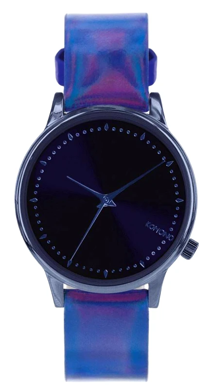 KOMONO ΓΥΝΑΙΚΕΙΟ ΡΟΛΟΙ KOMONO ESTELLE IRIDESCENT COBALT