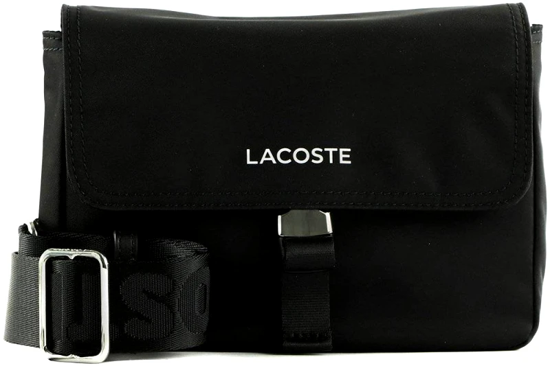 LACOSTE ΤΣΑΝΤΑ ΩΜΟΥ LACOSTE NU4491SG L24 ΜΑΥΡΟ