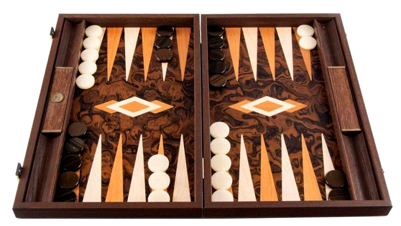 MANOPOULOS ΤΑΒΛΙ MANOPOULOS CALIFORNA WALNUT BURL PREMIUM COLLECTION 48X30CM