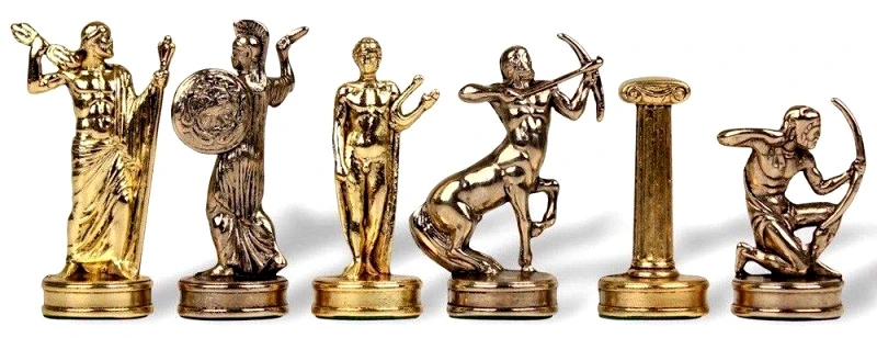 MANOPOULOS ΠΙΟΝΙΑ ΓΙΑ ΣΚΑΚΙ MANOPOULOS &quot;ΗΡΑΚΛΗΣ&quot; ΜΕΤΑΛΛΙΚΑ ΧΡΥΣΟ-ΑΣΗΜΕΝΙΟ 5.8CM