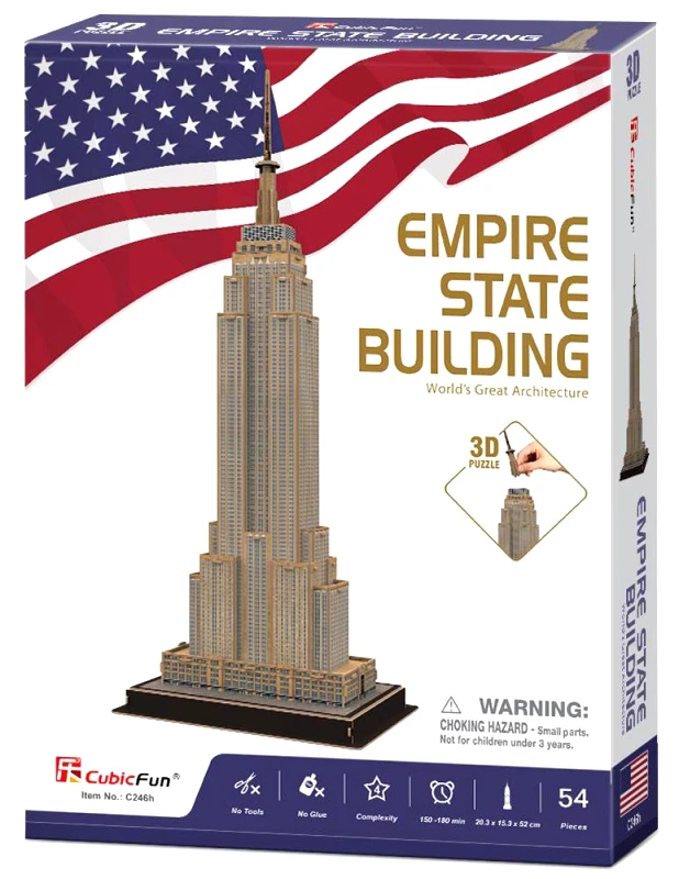CUBIC FUN EMPIRE STATE BUILDING CUBIC FUN 54 ΚΟΜΜΑΤΙΑ