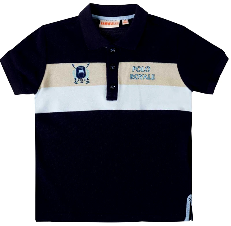 UBS2 POLO T-SHIRT UBS2 E219343-999 ΜΠΛΕ ΣΚΟΥΡΟ (10 ΕΤΩΝ)-(140 CM)