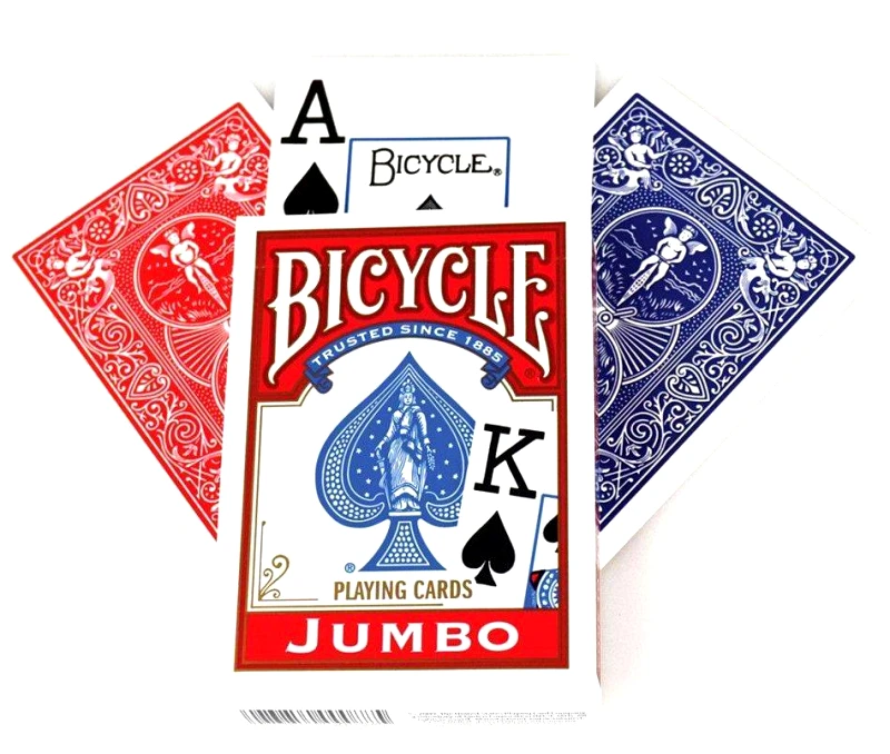BICYCLE ΤΡΑΠΟΥΛΑ BICYCLE RIDER BACK INTERNATIONAL JUMBO INDEX ΚΟΚΚΙΝΟ