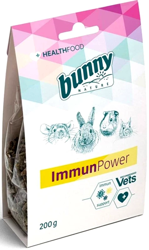 BUNNY NATURE ΣΥΜΠΛΗΡΩΜΑΤΙΚΗ ΤΡΟΦΗ BUNNY NATURE IMMUNPOWER (200GR)