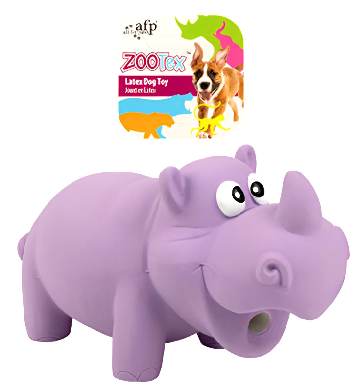AFP ΠΑΙΧΝΙΔΙ ΣΚΥΛΟΥ AFP ZOOTEX REGINALD THE RHINO (15X6X8CM)