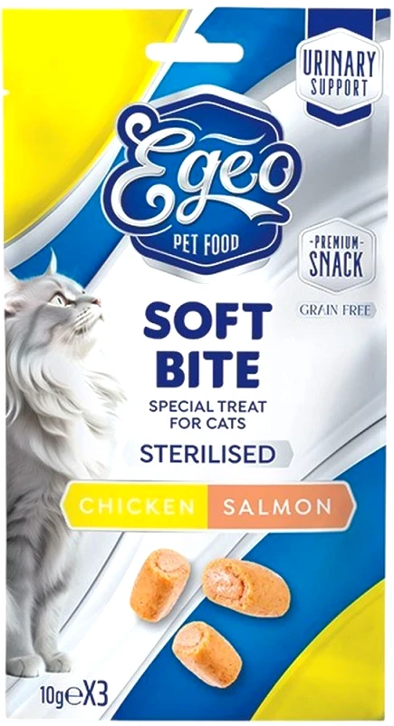 EGEO ΜΠΙΣΚΟΤΑ EGEO SOFT BITES STERILISED ΚΟΤΟΠΟΥΛΟ ΜΕ ΣΟΛΟΜΟ (30GR)