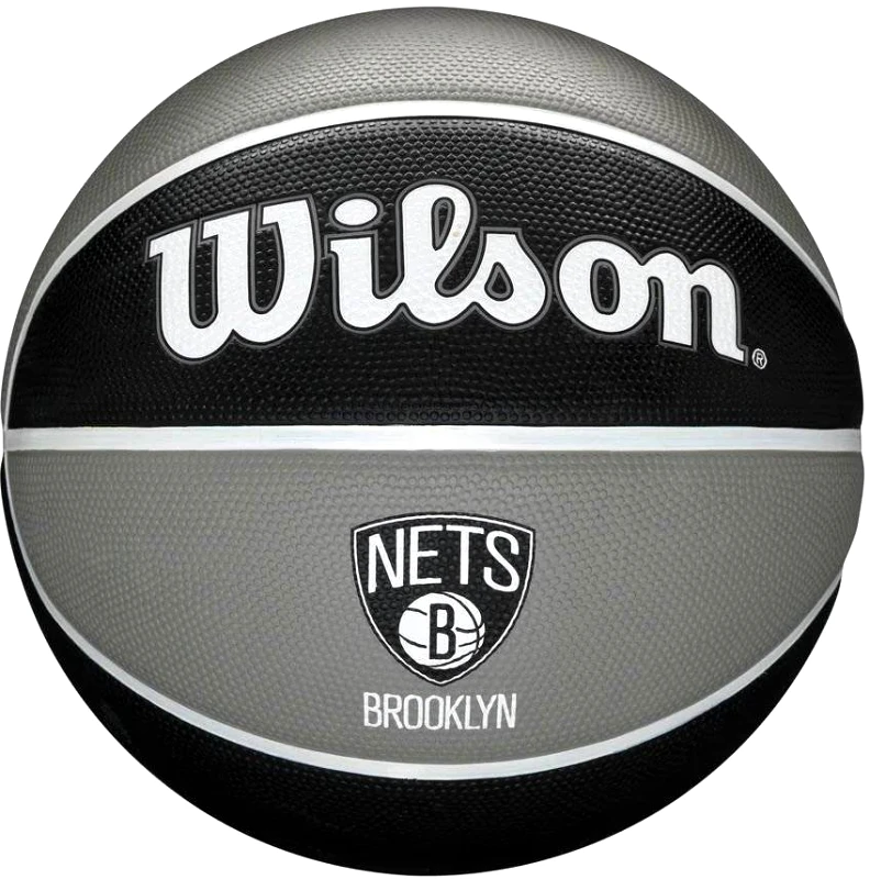 WILSON ΜΠΑΛΑ WILSON NBA TEAM TRIBUTE BROOKLYN NETS ΜΑΥΡΟ/ΓΚΡΙ (7)